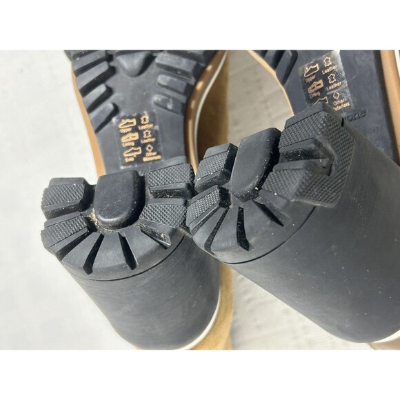 RAG & BONE Shiloh High Golden Brown Ankle Boot Sz 38.5 US 8.5 Leather Block Heel - Picture 11 of 16